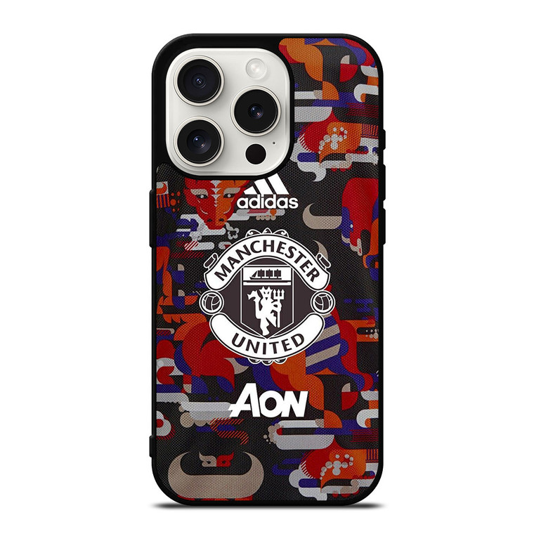 MANCHESTER UNITED AON JERSEY iPhone 15 Pro Case Cover