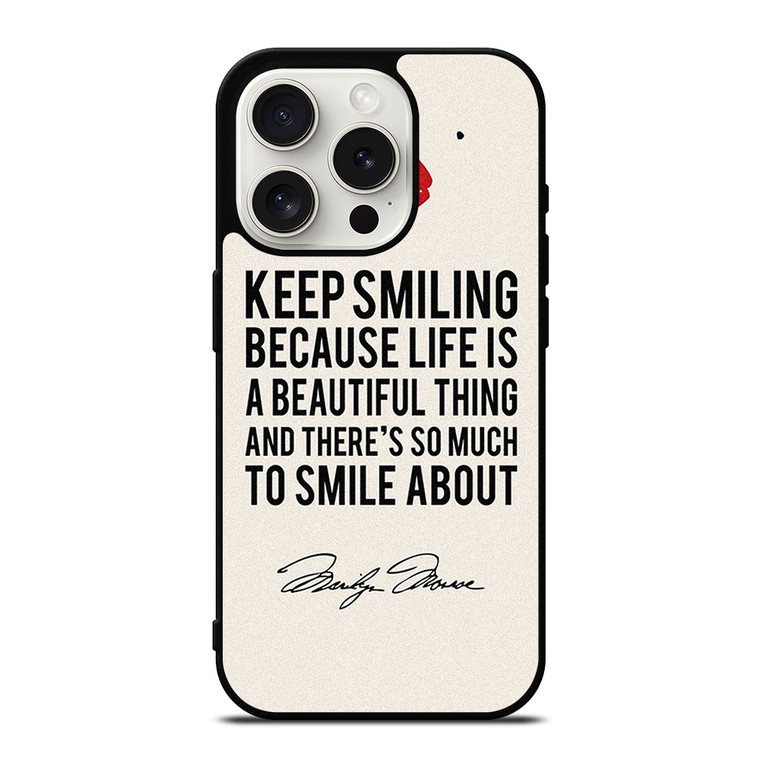 MARILYN MONROE QUOTES iPhone 15 Pro Case Cover MARILYN MONROE QUOTES iPhone 15 Pro Case Cover