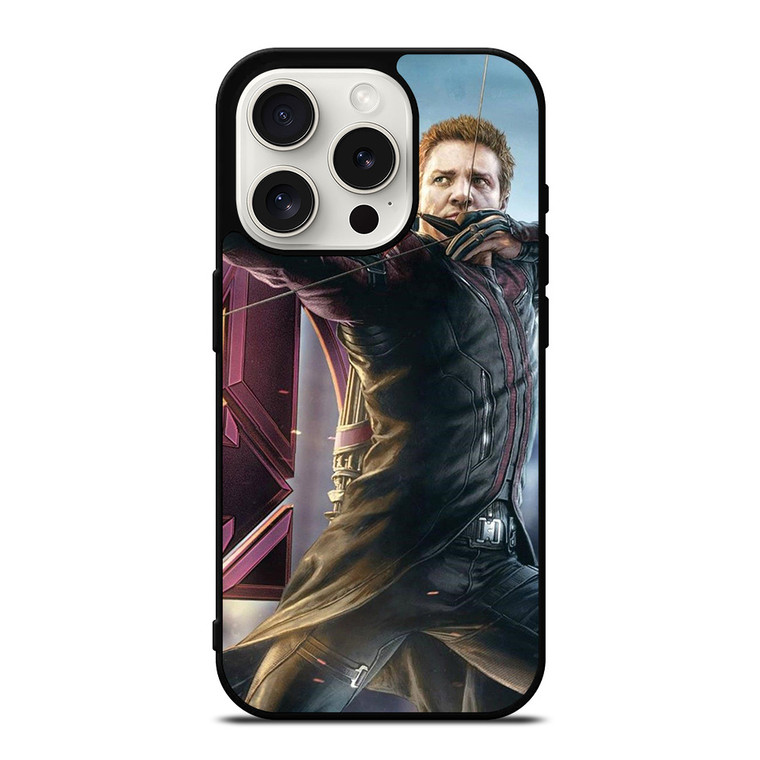 MARVEL HAWKEYE JEREMY RENNER iPhone 15 Pro Case Cover