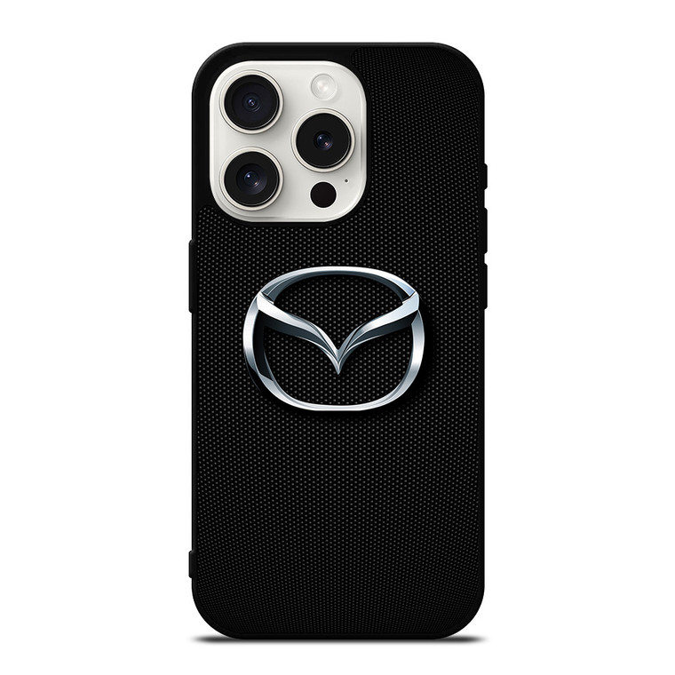 MAZDA CARBON FIBER iPhone 15 Pro Case Cover