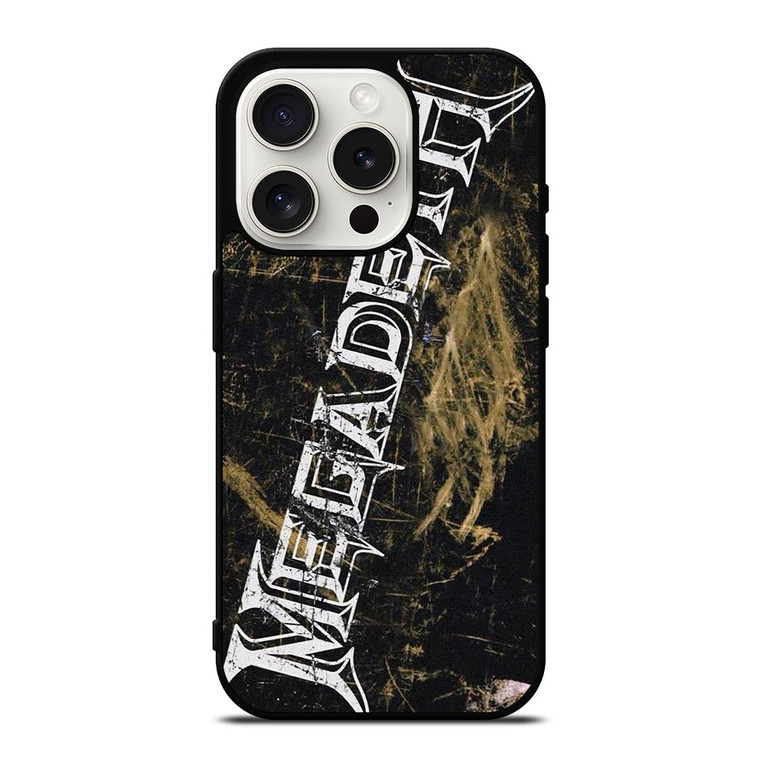 MEGADETH METAL BAND GRUNGE iPhone 15 Pro Case Cover MEGADETH METAL BAND GRUNGE iPhone 15 Pro Case Cover