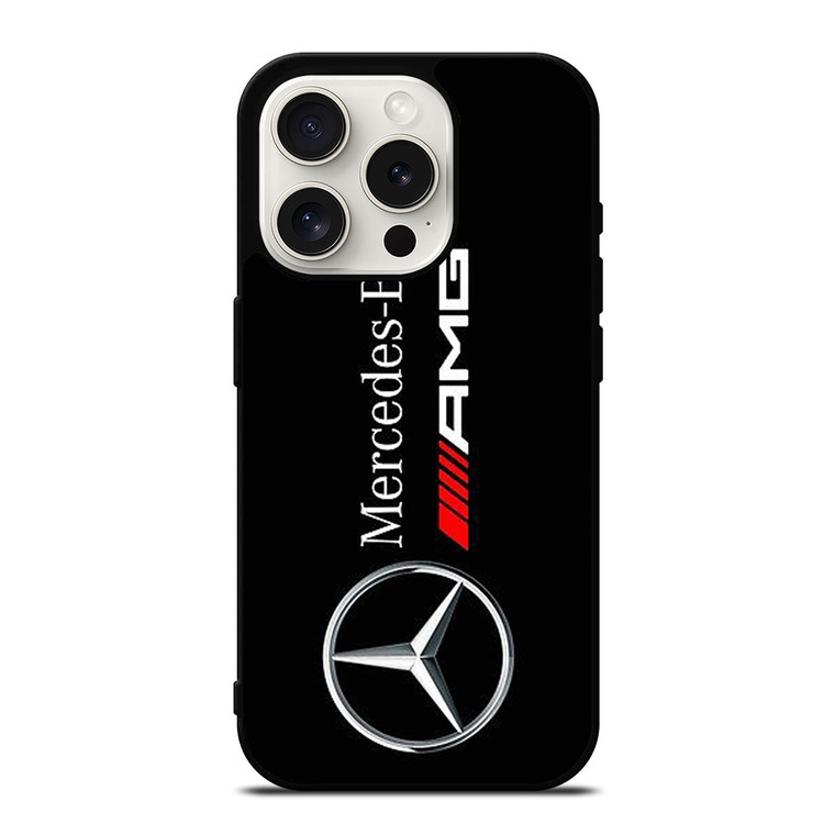 MERCEDES BENZ AMG BLACK iPhone 15 Pro Case Cover