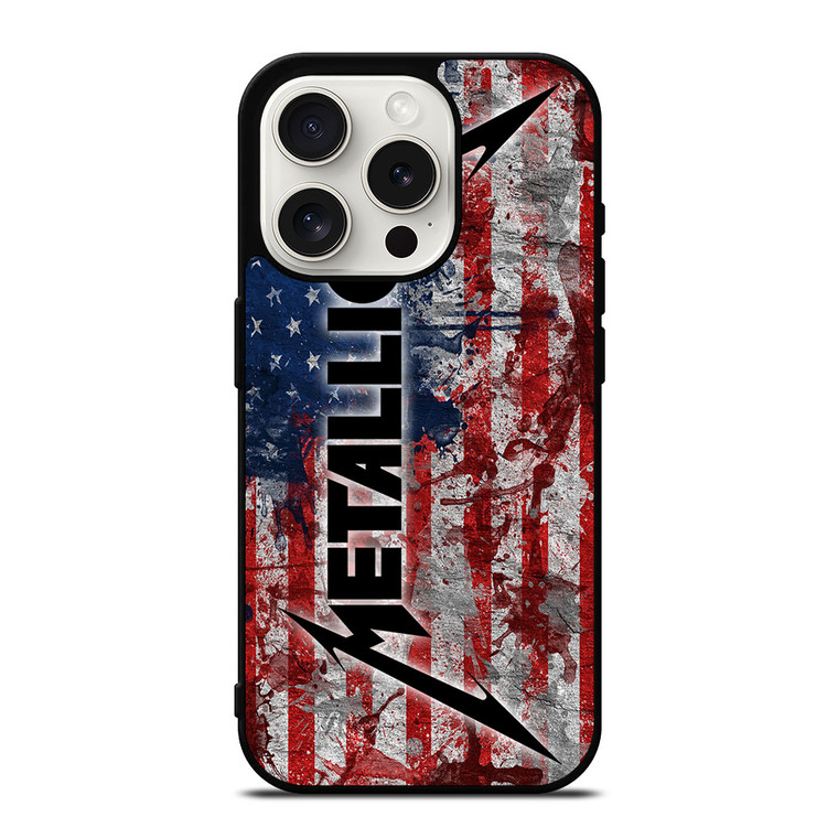 METALLICA ROCK BAND AMERICA iPhone 15 Pro Case Cover