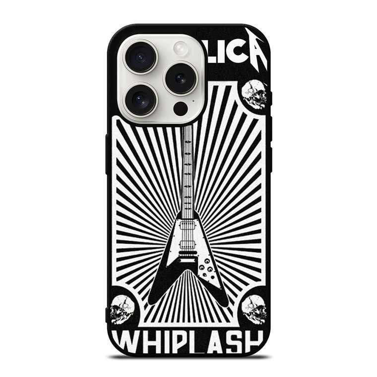 METALLICA WHIPLASH GUITAR iPhone 15 Pro Case Cover METALLICA WHIPLASH GUITAR iPhone 15 Pro Case Cover