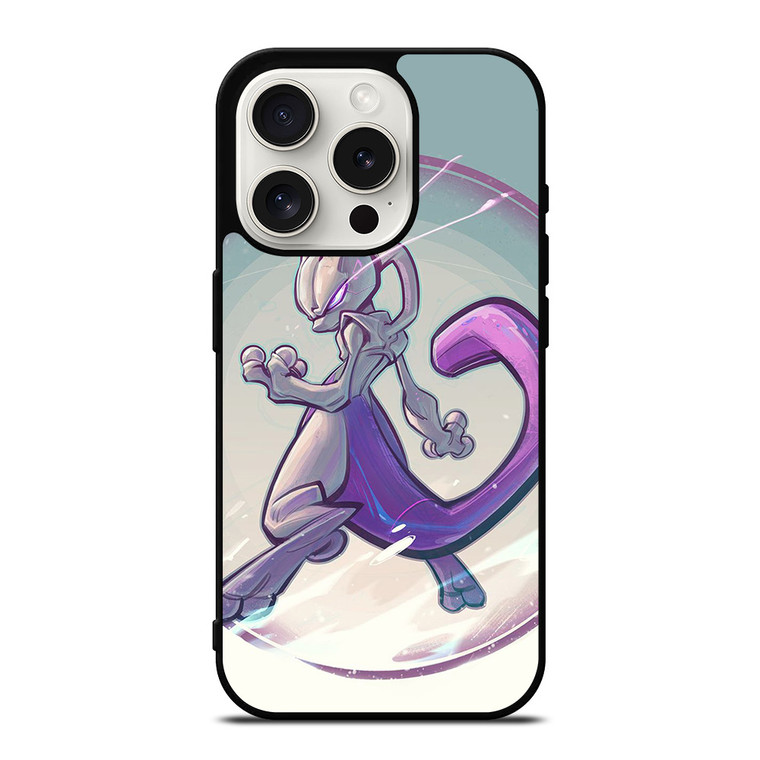 MEWTWO POKEMON iPhone 15 Pro Case Cover