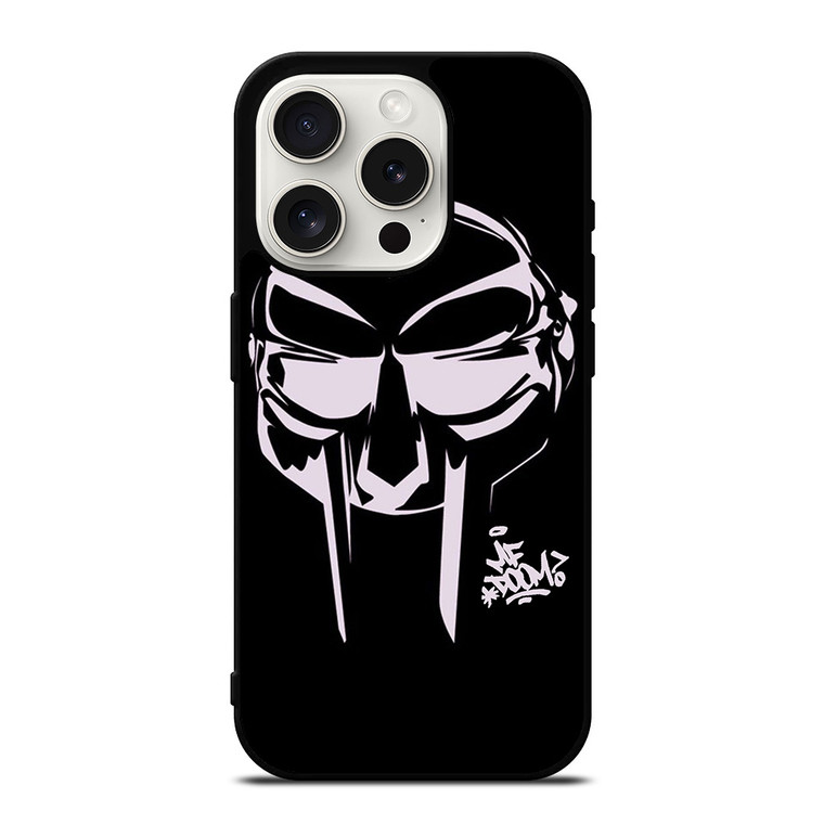 MF DOOM RAPPER MASK LOGO iPhone 15 Pro Case Cover