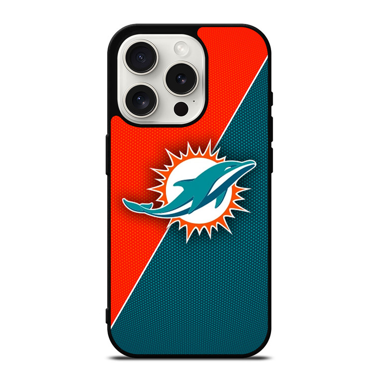 MIAMI DOLPHINS NFL FOOTBALL LOGO iPhone 15 Pro Case Cover