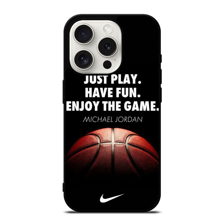 MICHAEL JORDAN BASKETBALL NIKE iPhone 15 Pro Case Cover MICHAEL JORDAN BASKETBALL NIKE iPhone 15 Pro Case Cover