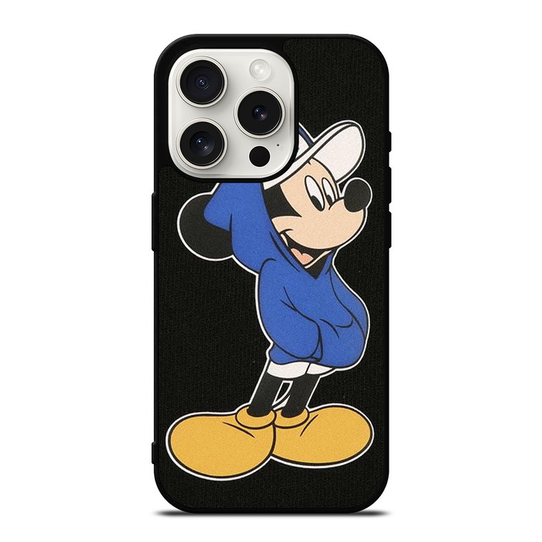 MICKEY MOUSE NEW YORK YANKEES CAP iPhone 15 Pro Case Cover
