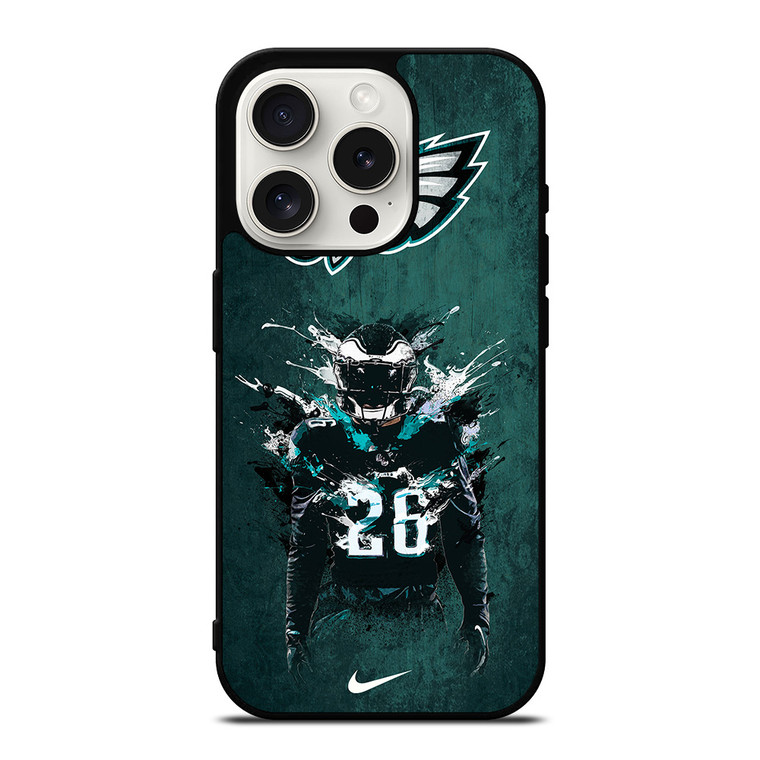 MILES SANDERS PHILADELPHIA EAGLES iPhone 15 Pro Case Cover