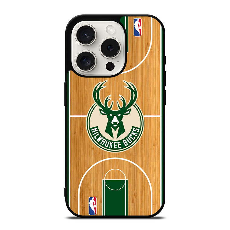 MILWAUKEE BUCKS NBA ARENA iPhone 15 Pro Case Cover