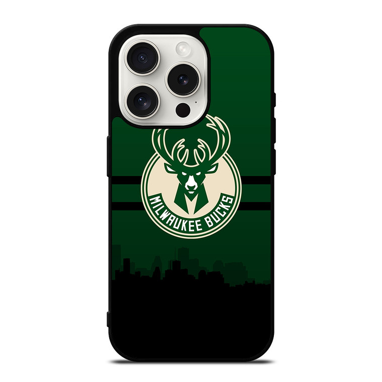 MILWAUKEE BUCKS NBA SKYLINE iPhone 15 Pro Case Cover MILWAUKEE BUCKS NBA SKYLINE iPhone 15 Pro Case Cover