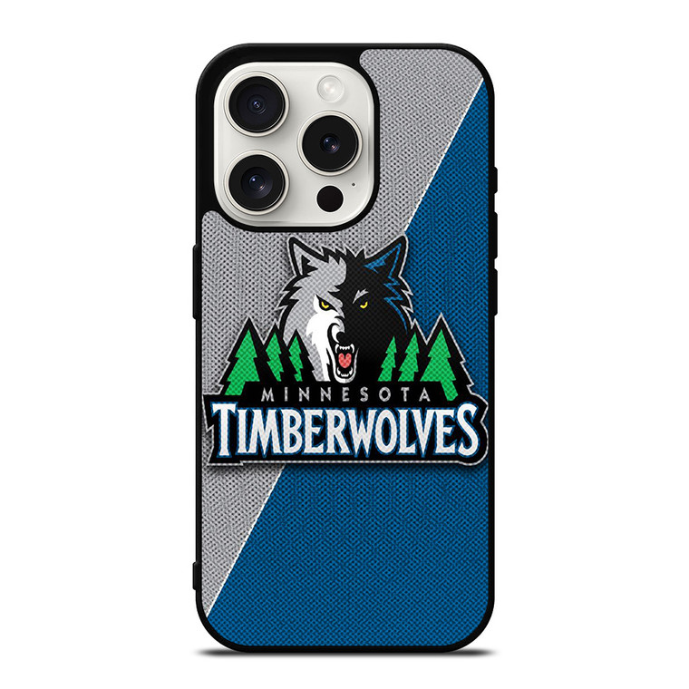 MINNESOTA TIMBERWOLVES NBA BASKETBALL LOGO iPhone 15 Pro Case Cover MINNESOTA TIMBERWOLVES NBA BASKETBALL LOGO iPhone 15 Pro Case Cover