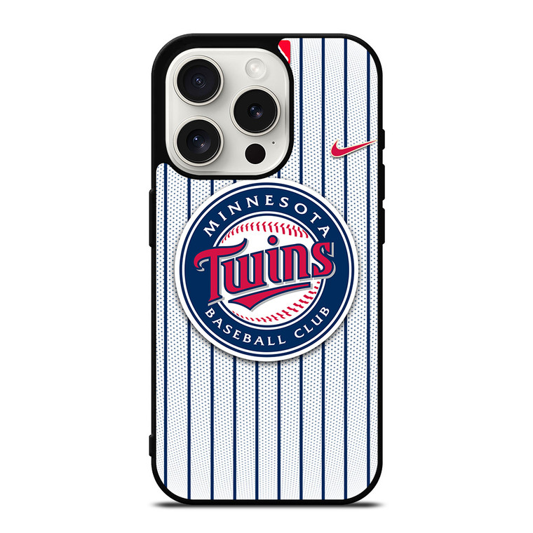 MINNESOTA TWINS MLB NIKE iPhone 15 Pro Case Cover