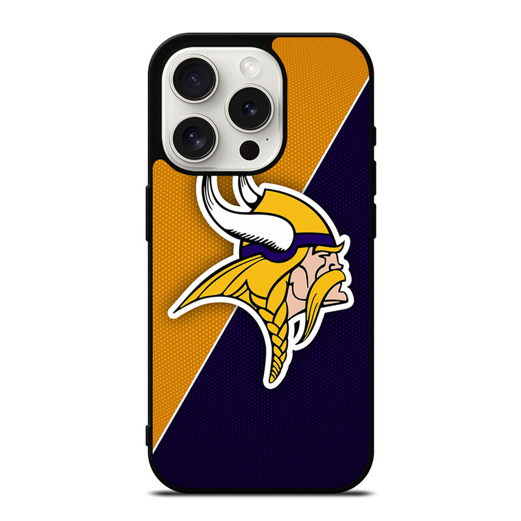 MINNESOTA VIKINGS NFL FOOTBALL LOGO iPhone 15 Pro Case Cover