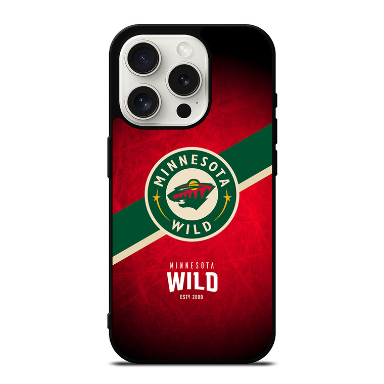 MINNESOTA WILD NHL HOCKEY iPhone 15 Pro Case Cover