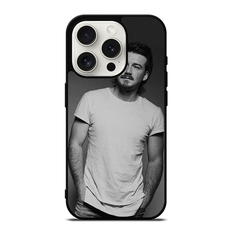 MORGAN WALLEN BLACK WHITE iPhone 15 Pro Case Cover