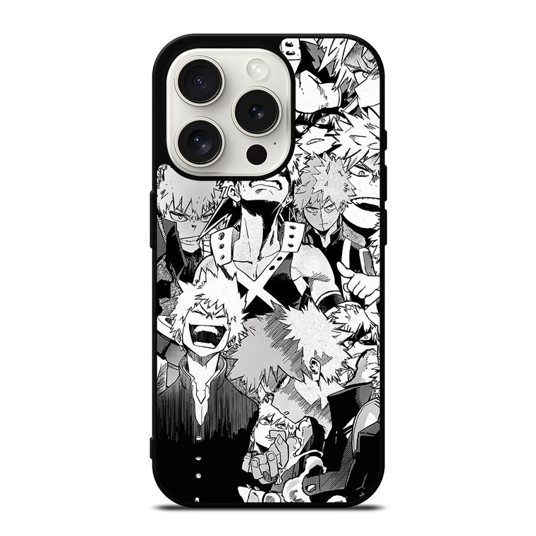 MY HERO ACADEMIA MANGA ANIME COLLAGE iPhone 15 Pro Case Cover