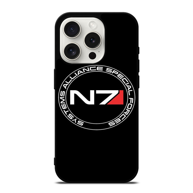 N7 MASS EFFECT SPECIAL FORCES iPhone 15 Pro Case Cover