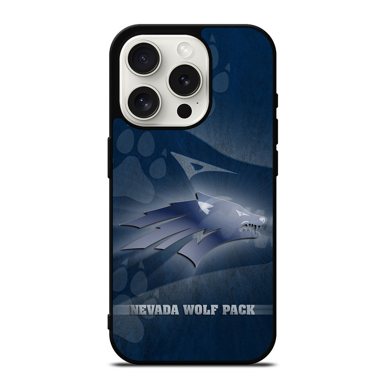 NEVADA WOLF PACK FOOTBALL iPhone 15 Pro Case Cover