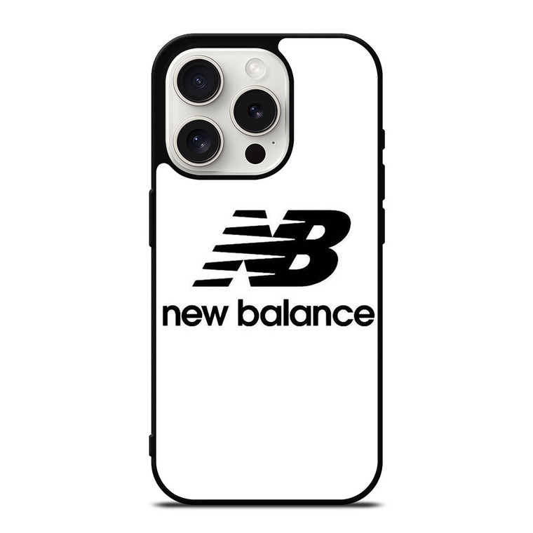 NEW BALANCE WHITE LOGO iPhone 15 Pro Case Cover