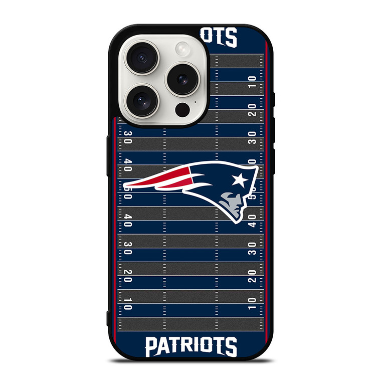 NEW ENGLAND PATRIOTS FOOTBALL FIELD iPhone 15 Pro Case Cover
