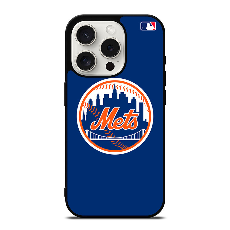 NEW YORK METS MLB LOGO iPhone 15 Pro Case Cover