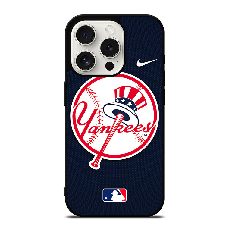 NEW YORK YANKEES BASEBALL NIKE iPhone 15 Pro Case Cover NEW YORK YANKEES BASEBALL NIKE iPhone 15 Pro Case Cover