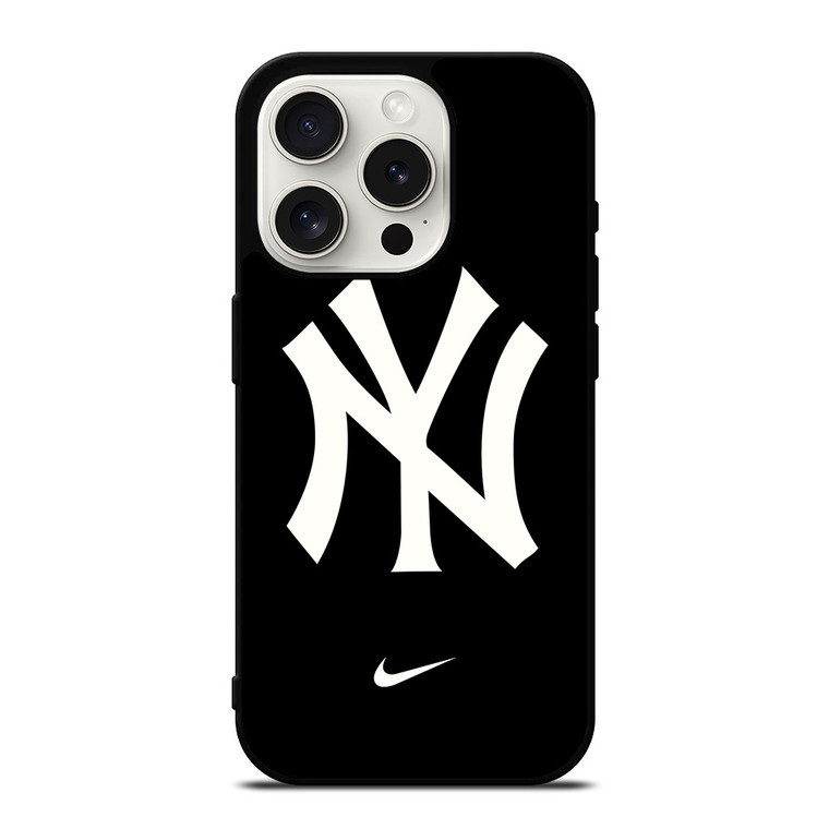 NEW YORK YANKEES NIKE BLACK iPhone 15 Pro Case Cover NEW YORK YANKEES NIKE BLACK iPhone 15 Pro Case Cover