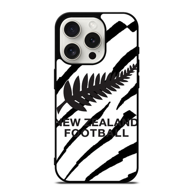 NEW ZEALAND FOOTBALL STRIPE iPhone 15 Pro Case Cover