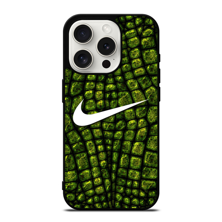 NIKE CROCODILE SKIN iPhone 15 Pro Case Cover