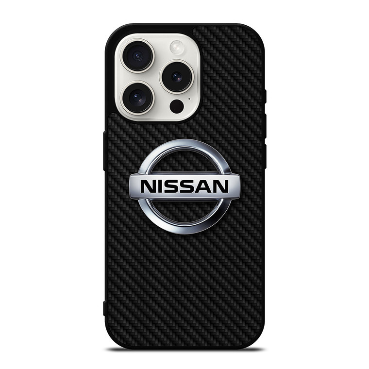 NISSAN AUTOMOBILE CARBON FIBER iPhone 15 Pro Case Cover NISSAN AUTOMOBILE CARBON FIBER iPhone 15 Pro Case Cover