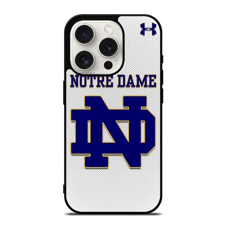 NOTRE DAME FIGHTING UNDER ARMOUR 2 iPhone 15 Pro Case Cover NOTRE DAME FIGHTING UNDER ARMOUR 2 iPhone 15 Pro Case Cover