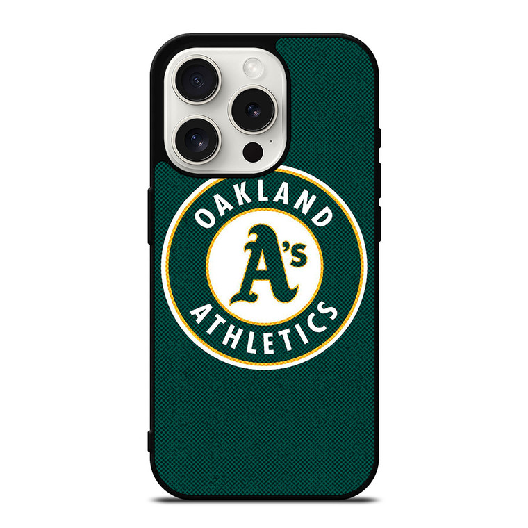 OAKLAND ATHLETICS MLB BASEBALL LOGO iPhone 15 Pro Case Cover