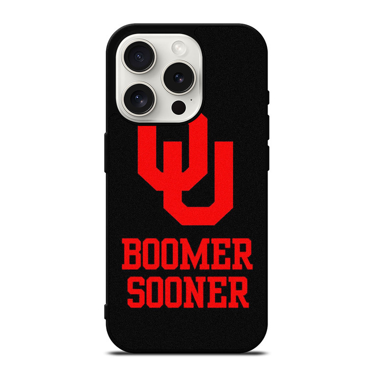 OKLAHOMA BOOMER SOONER FOOTBALL iPhone 15 Pro Case Cover