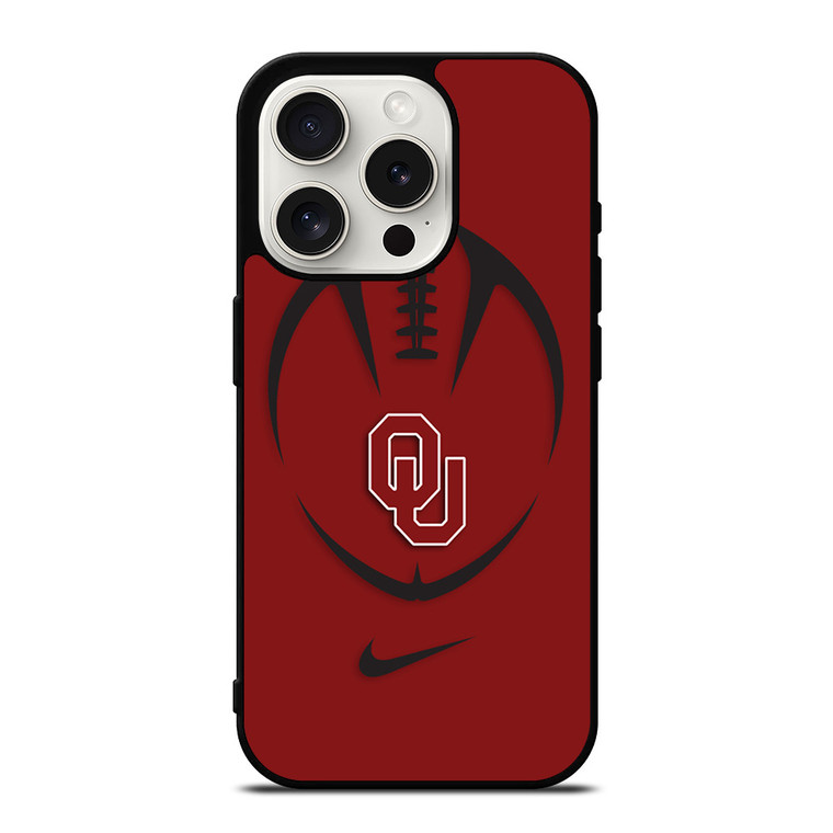 OKLAHOMA UNIVERSITY FOOTBALL iPhone 15 Pro Case Cover