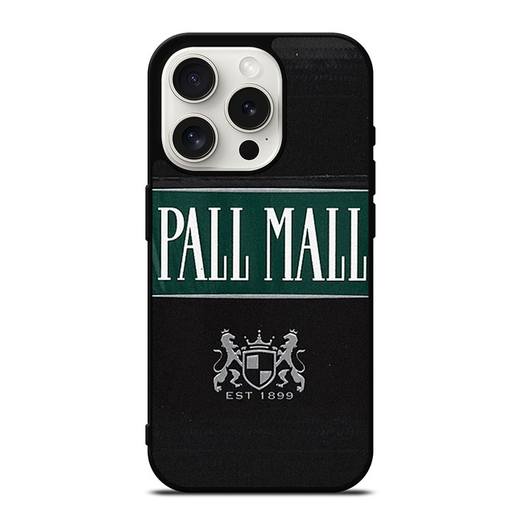 PALL MALL CIGARETTES BLACK iPhone 15 Pro Case Cover