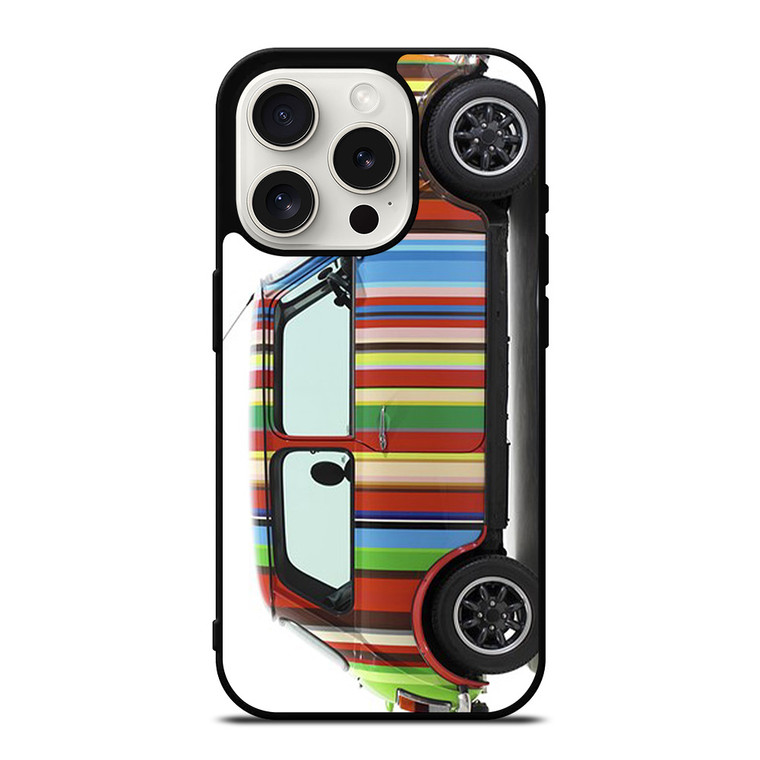 PAUL SMITH X MINI COOPER iPhone 15 Pro Case Cover