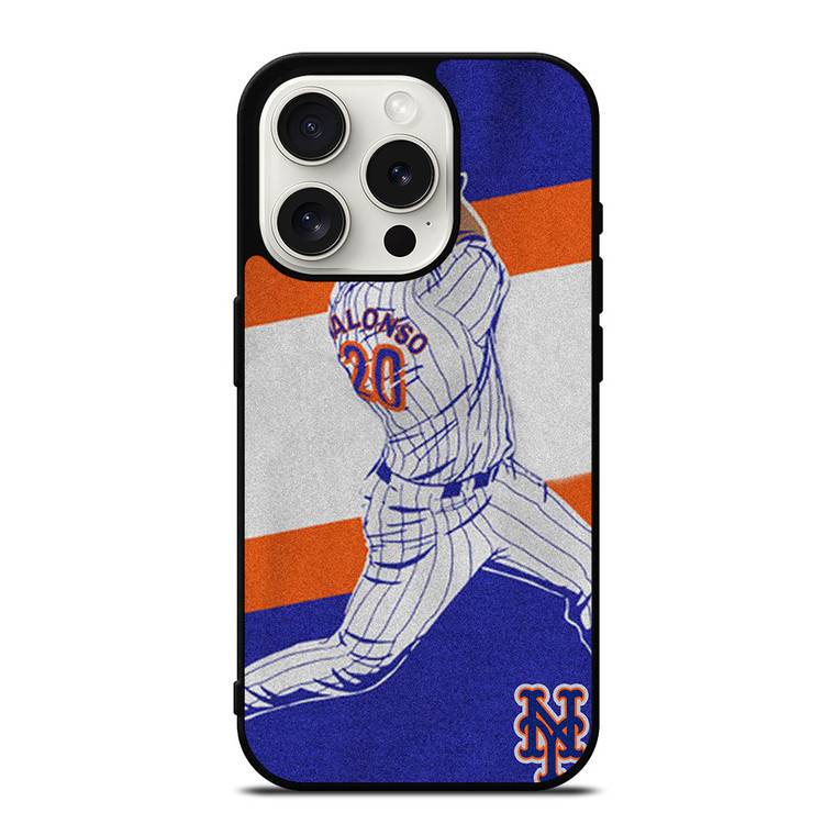 PETE ALONSO NEW YORK METS BASEBALL iPhone 15 Pro Case Cover