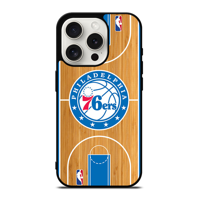 PHILADELPHIA 76ERS NBA ARENA iPhone 15 Pro Case Cover