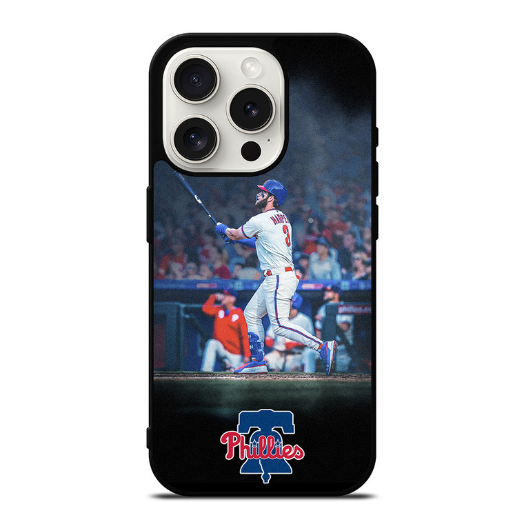 PHILADELPHIA PHILLIES BRYCE HARPER 2 iPhone 15 Pro Case Cover PHILADELPHIA PHILLIES BRYCE HARPER 2 iPhone 15 Pro Case Cover
