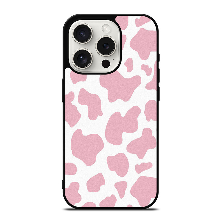 PINK COW PATTERN iPhone 15 Pro Case Cover