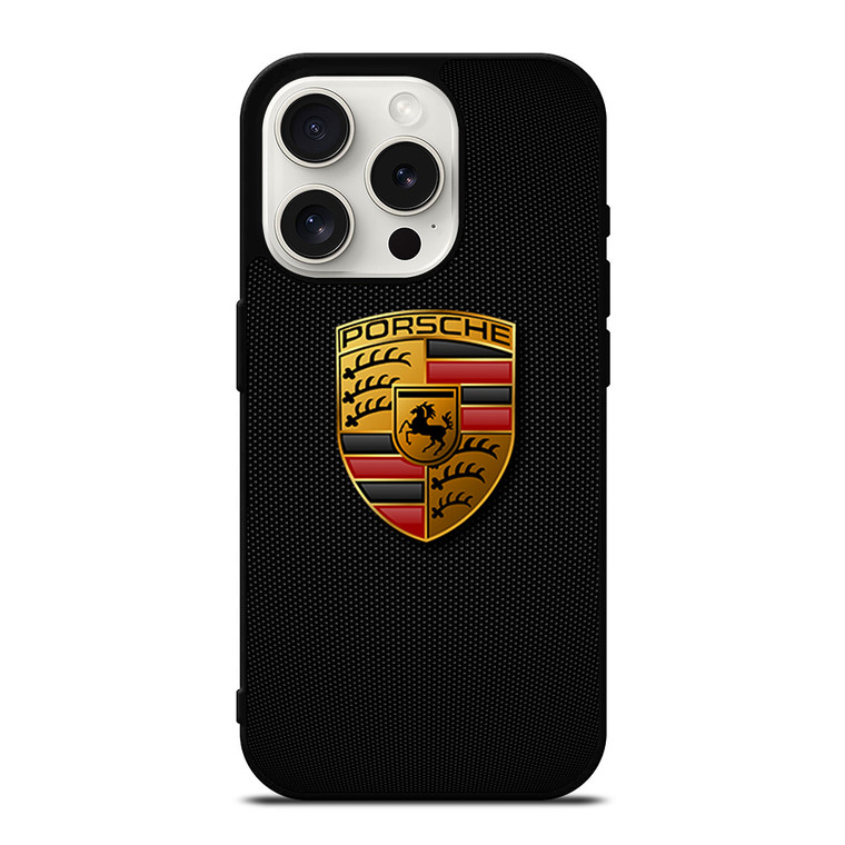 PORSCHE CARBON FIBER iPhone 15 Pro Case Cover