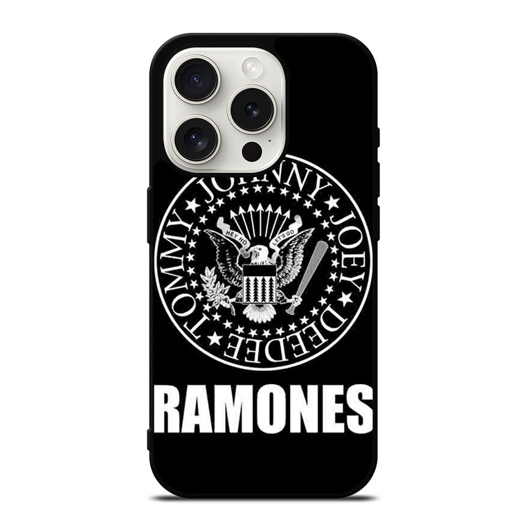 RAMONES ROCK BAND LOGO iPhone 15 Pro Case Cover