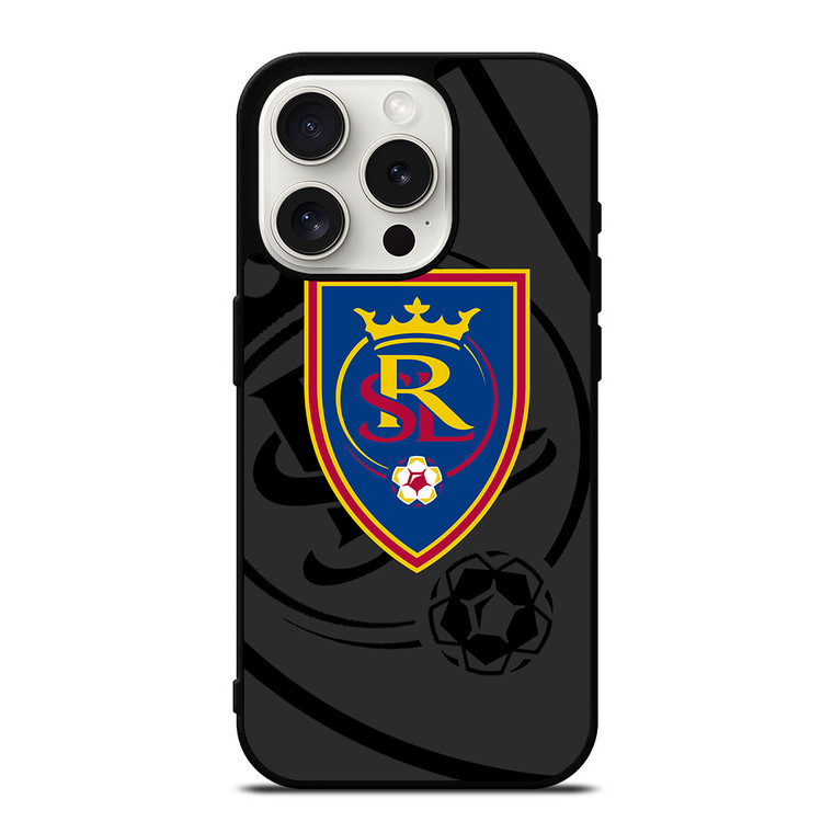 REAL SALT LAKE MLS BLACK iPhone 15 Pro Case Cover