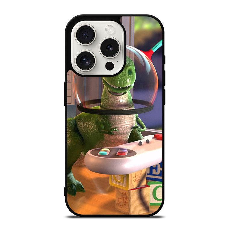 REX TOY STORY CARTOON iPhone 15 Pro Case Cover