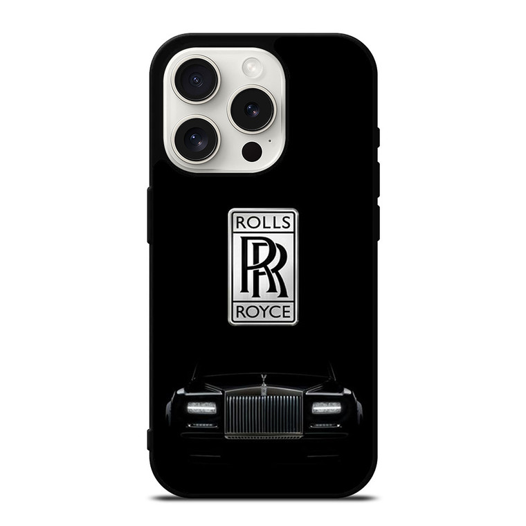 ROLLS ROYCE CAR SILHOUETTE iPhone 15 Pro Case Cover