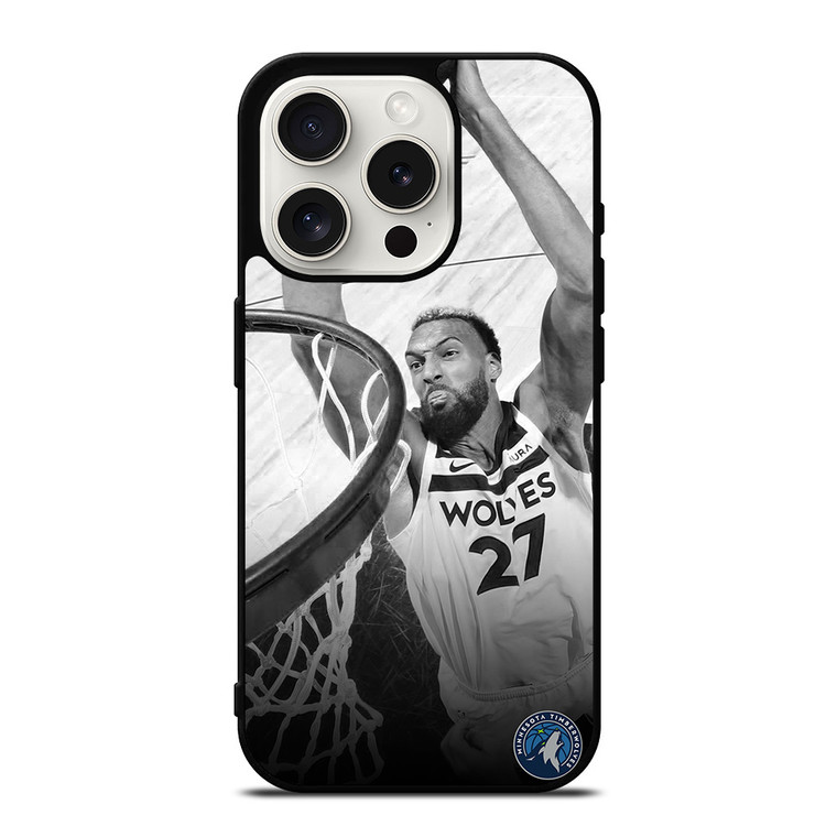 RUDY GOBERT MINNESOTA TIMBERWOLVES iPhone 15 Pro Case Cover