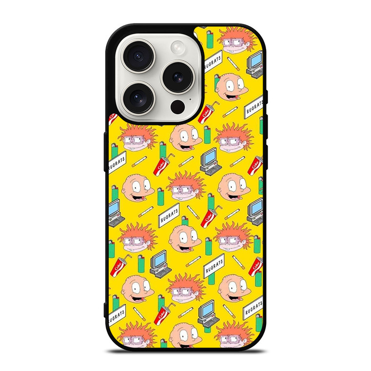 RUGRATS CARTOON PATTERN iPhone 15 Pro Case Cover