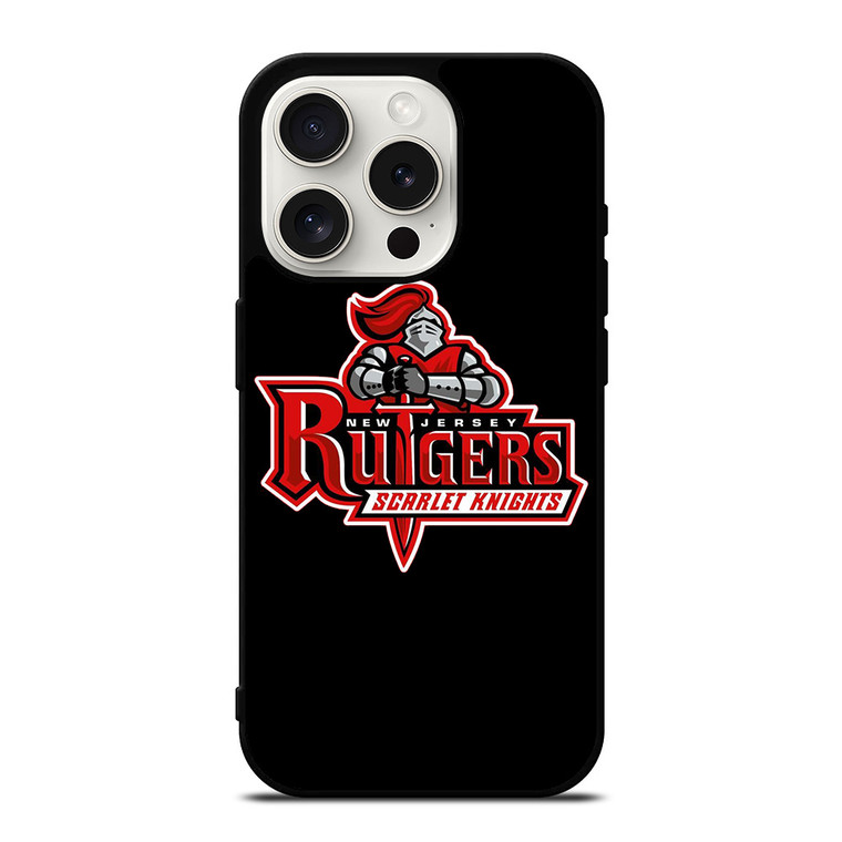 RUTGERS SCARLET KNIGHTS FOOTBALL LOGO iPhone 15 Pro Case Cover